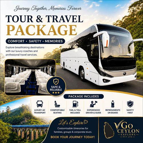 V Go Ceylon private tour vehicle