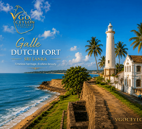 The lighthouse and ramparts of Galle Dutch Fort