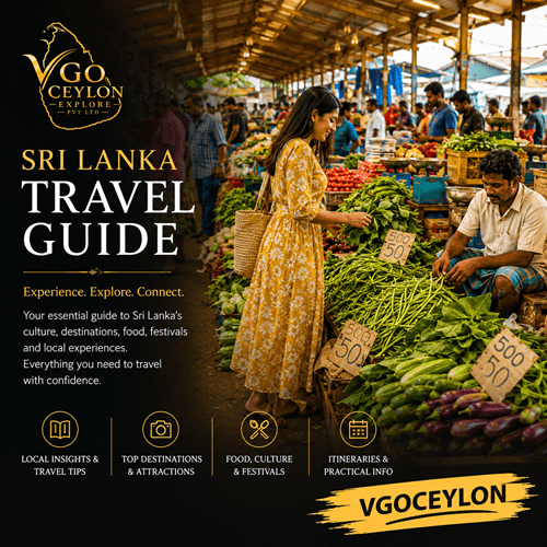 Sri Lankan local market and culture