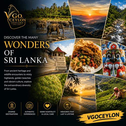 Collage of Sri Lanka attractions