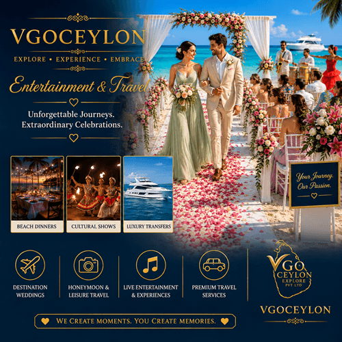 Entertainment and Travel for a Sri Lanka destination wedding